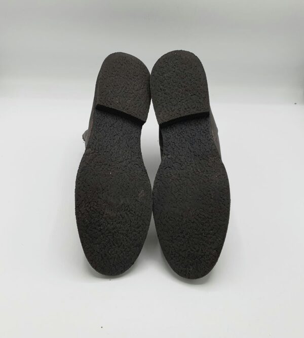 Botine  dama 38 imitatie de piele , gri - imagine 4