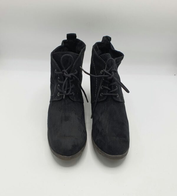 Botine  dama Marco Tozzi 41 material textil , negru - imagine 2