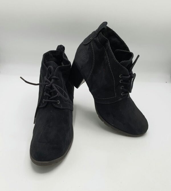 Botine  dama Marco Tozzi 41 material textil , negru - imagine 1