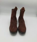 Botine  dama H&M 39 material textil , maro - imagine 2
