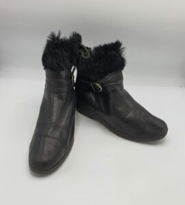 Ghete dama Luftpolster 39 piele , negru