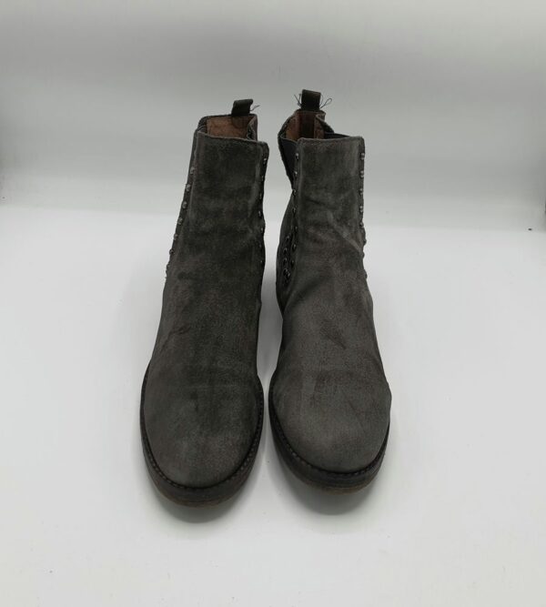 Botine  dama Gabor 41 piele intoarsa , negru - imagine 2
