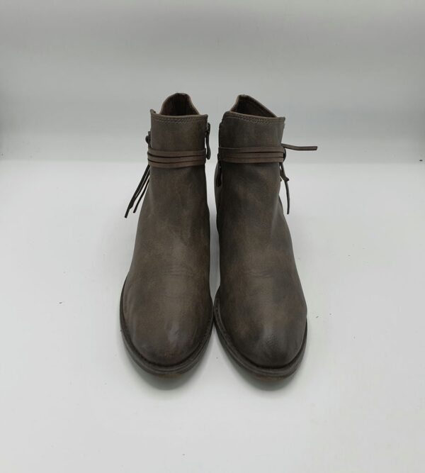 Botine dama Marco Tozzi 39 imitatie de piele , maro - imagine 2