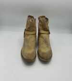 Botine  dama Rieker 37 imitatie de piele , crem - imagine 2