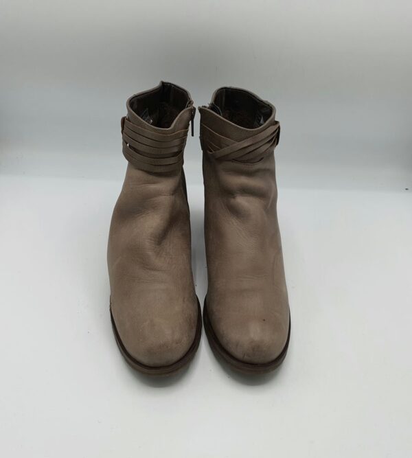 Botine dama Luftpolster 41 piele , maro - imagine 2