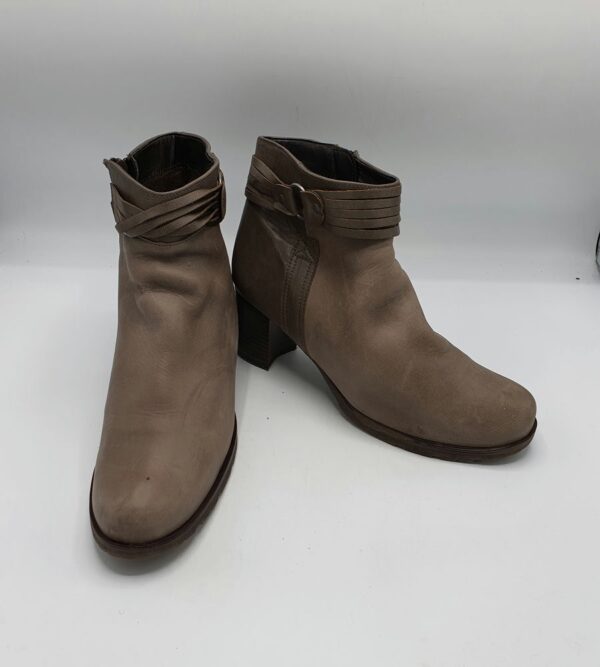 Botine dama Luftpolster 41 piele , maro - imagine 1