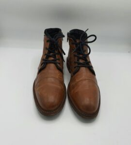 Ghete  barbati Cox 43 imitatie de piele , piele , maro - imagine 2