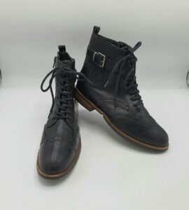 Ghete dama Graceland 40 imitatie de piele , negru