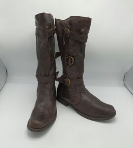 Cizme dama  Laura Conte 39 piele , imitatie de piele , maro