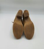 Botine  dama 36 piele intoarsa , maro - imagine 4
