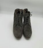 Botine  dama Tamaris 38 piele intoarsa , gri - imagine 2