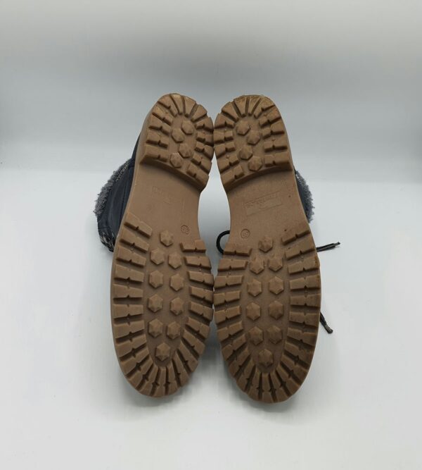 Ghete  dama Tom Tailor 39 imitatie de piele , bleumarin - imagine 3