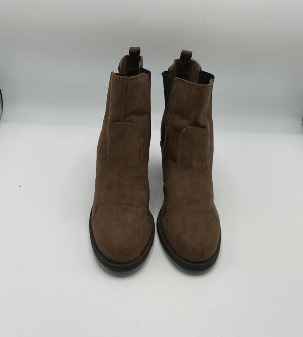 Botine  dama H&M 40 material textil , maro - imagine 2