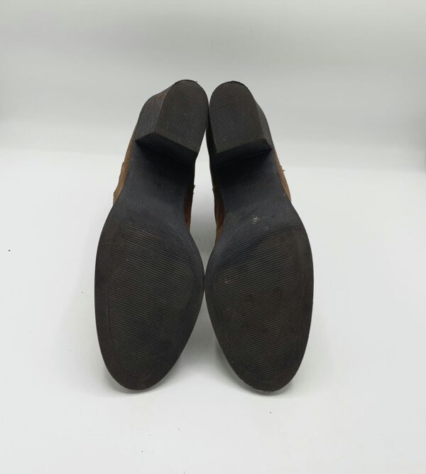 Botine  dama H&M 40 material textil , maro - imagine 3