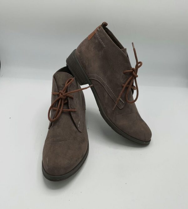 Botine dama Marco Tozzi 39 material textil , maro - imagine 1