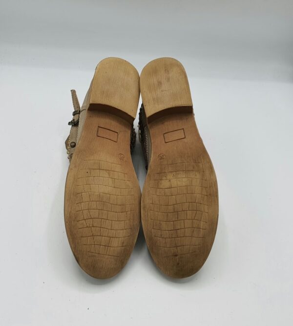 Botine  dama Young Spirit 38 imitatie de piele  , material textil , maro - imagine 3