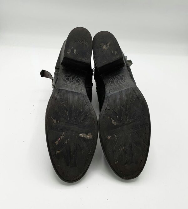 Botine  dama Tamaris 38 piele , imitatie de piele , negru - imagine 3