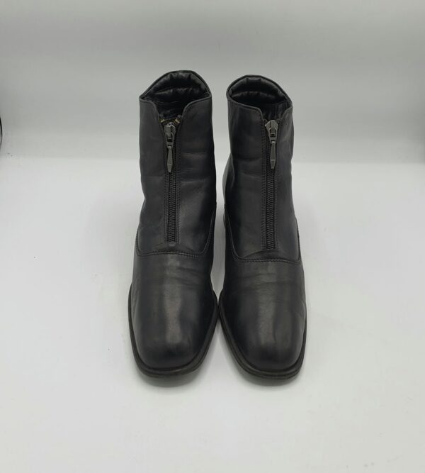 Botine  dama Theresia M. 41 piele , negru - imagine 2