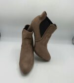 Botine dama  40 material textil , maro negru