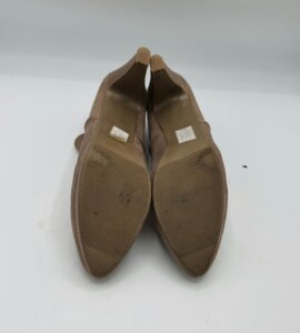 Botine dama 40 material textil , maro negru - imagine 3