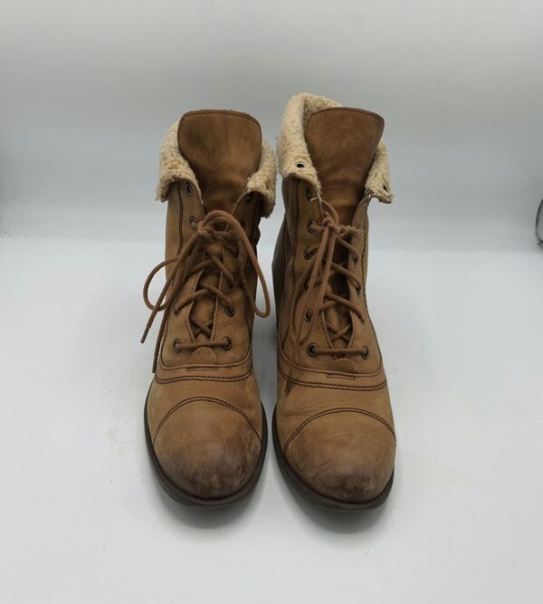 Botine  dama Timpson 41 piele , maro - imagine 2