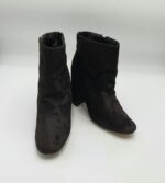 Botine dama London Rebel 36 material textil , negru
