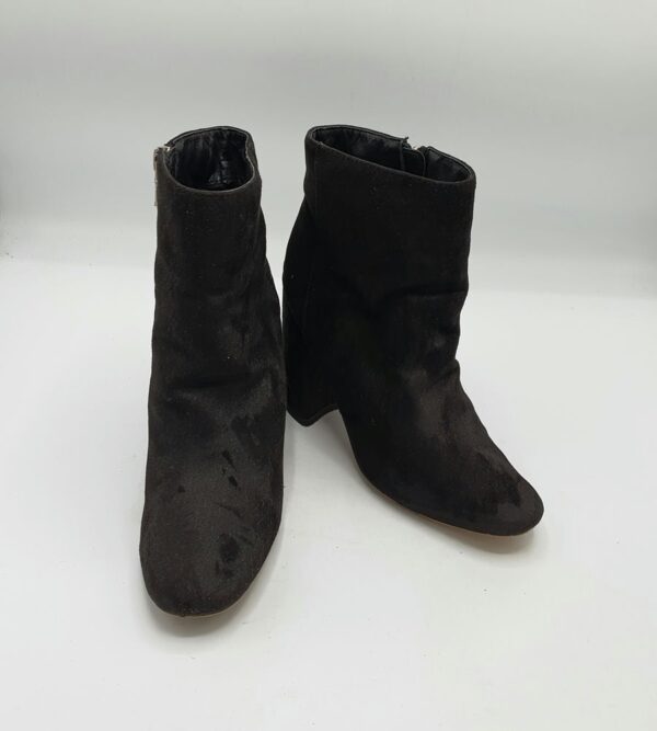 Botine dama London Rebel 36 material textil , negru - imagine 1