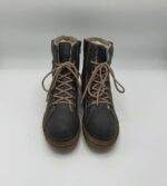 Ghete  dama Rieker 37 imitatie de piele , negru - imagine 2