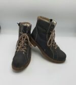 Ghete  dama Rieker 37 imitatie de piele , negru