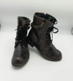 Ghete  dama Tom Tailor 37 imitatie de piele , negru