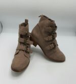 Botine  dama New Look 38 material textil , maro