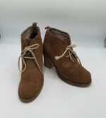 Botine  dama Tamaris 39 piele intoarsa , maro