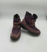 Ghete copii 30 piele intoarsa , material textil , mov roz (imblanite)