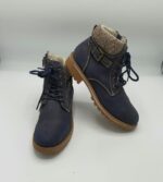 Ghete  dama Funky Girl 37 imitatie de piele , bleumarin