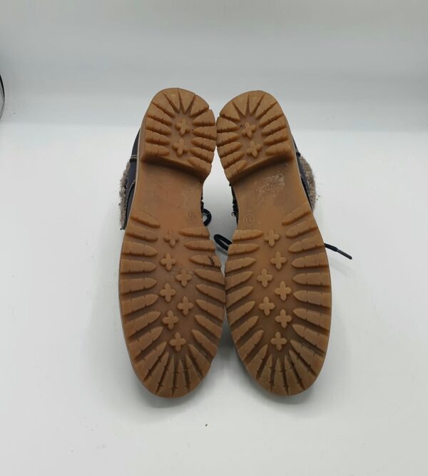 Ghete  dama Funky Girl 37 imitatie de piele , bleumarin - imagine 4