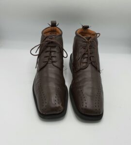 Ghete barbati Casual Shoes 44 piele , maro - imagine 2