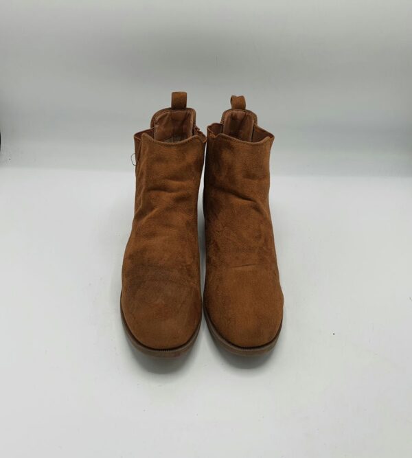 Botine dama  38 material textil , maro - imagine 2