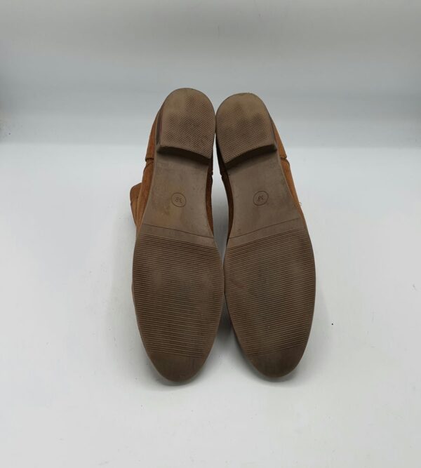 Botine dama  38 material textil , maro - imagine 4