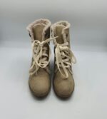 Botine dama  H& M 38 imitatie de piele , maro  (imblanite) - imagine 2
