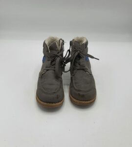 Ghete copii  Bobbi Shoes 25 imitatie de piele , gri - imagine 2