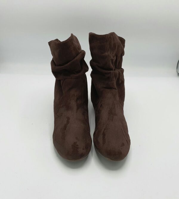 Botine dama  Sds 38 material textil , maro - imagine 2