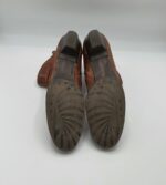 Botine  dama 39 imitatie de piele , piele , maro - imagine 4