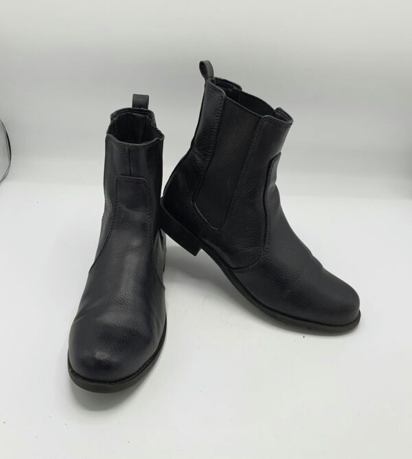Ghete  dama H&M 38 imitatie de piele , negru - imagine 1