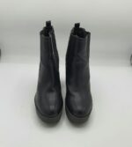 Botine  dama New Look 39 imitatie de piele , negru - imagine 4