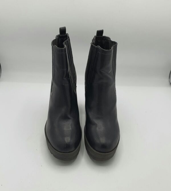 Botine  dama New Look 39 imitatie de piele , negru - imagine 4
