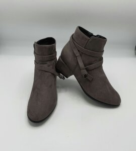 Botine dama 37 material textil , gri