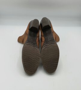 Botine  dama Marco Tozzi 38 imitatie de piele , piele , maro - imagine 3