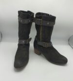 Cizme  dama Laufsteg 41 piele , negru (imblanite)