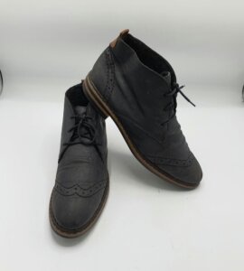 Botine  dama Rieker 39 imitatie de piele , negru