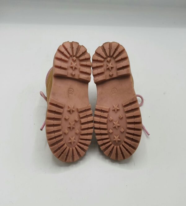 Ghete copii Cupcake 23 imitatie de piele , maro - imagine 4